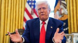 Presiden Amerika Serikat Donald Trump.Foto: REUTERS/Nathan Howard