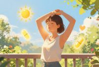Paparan sinar matahari membantu tubuh memproduksi vitamin D yang penting untuk tulang, imun, dan kesehatan tubuh secara keseluruhan.