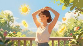 Paparan sinar matahari membantu tubuh memproduksi vitamin D yang penting untuk tulang, imun, dan kesehatan tubuh secara keseluruhan.