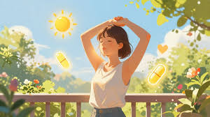 Paparan sinar matahari membantu tubuh memproduksi vitamin D yang penting untuk tulang, imun, dan kesehatan tubuh secara keseluruhan.