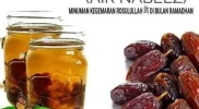Segelas nabeez dari rendaman kurma sebagai minuman sunnah saat Ramadan