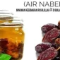 Nabeez, minuman sunnah dari rendaman kurma, membantu menjaga energi dan hidrasi tubuh selama puasa Ramadan.
