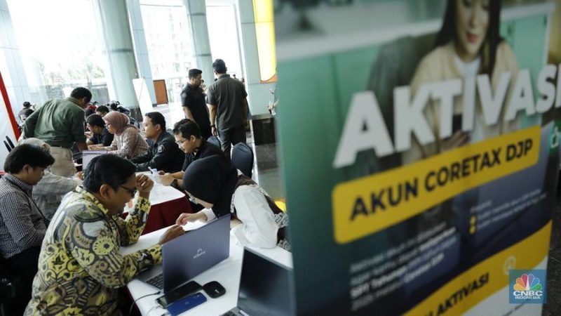 Foto: Layanan pojok pajak KPP Pratama Mampang Prapatan di Gedung Bank Mega, Jakarta Selatan.(CNBC Indonesia/Tri Susilo)