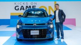 Tampilan eksterior Nissan Kicks e-POWER terbaru dengan desain lebih modern dan futuristik