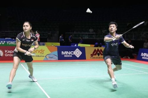 Dejan Ferdinansyah/Bernadine Anindya Wardana saat tampil pada Orleans Masters 2026 dan mencatat kenaikan peringkat BWF.