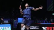 Alwi Farhan bersiap menghadapi Chou Tien Chen pada ajang All England 2026 di Birmingham.
