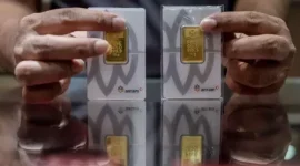 Harga emas Antam stabil di level Rp 2,857 juta per gram pada 4 April 2026
