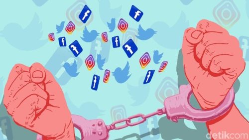Ilustrasi media sosial. (Edi Wahyono/detikcom)