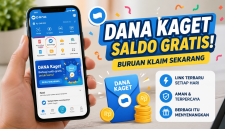Ilustrasi promosi fitur Dana Kaget di aplikasi DANA ( foto AI)
