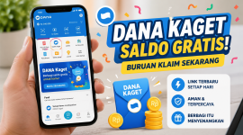 Ilustrasi promosi fitur Dana Kaget di aplikasi DANA ( foto AI)
