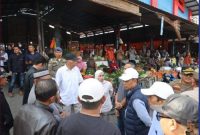 Pasar Tanjung Bajure tertib dan bersih setelah penertiban.