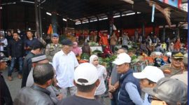 Pasar Tanjung Bajure tertib dan bersih setelah penertiban.