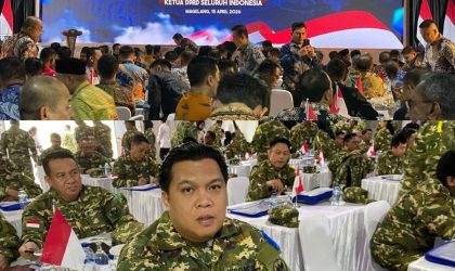 Hutri Randa saat mengikuti retret KPPD Ketua DPRD se-Indonesia di Akmil Magelang