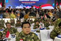 Hutri Randa mengikuti retret KPPD di Akmil Magelang, Rabu (15/04).