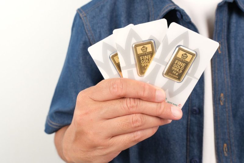 Emas batangan Antam tersedia dalam berbagai ukuran, mulai dari 0,5 gram hingga 1 kilogram.