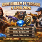 Ilustrasi kode redeem Free Fire 9 April 2026 dengan hadiah gratis.