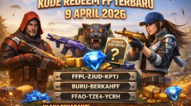 Ilustrasi kode redeem Free Fire 9 April 2026 dengan hadiah gratis.