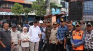 Wakil Wali Kota Sungai Penuh Azhar Hamzah meninjau penataan Pasar Tanjung Bajure