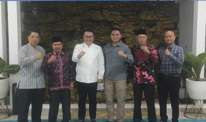 Wali Kota Sungai Penuh dan Wakil Wali Kota menerima kunjungan Dandenpom II/2 Jambi di rumah dinas