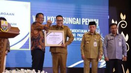 Wali Kota Alfin mengikuti peresmian Pos Bantuan Hukum desa dan kelurahan se-Provinsi Jambi di Auditorium Rumah Dinas Gubernur Jambi, Selasa (28/4).