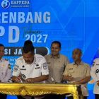 Bupati Kerinci, Monadi, menghadiri Musrenbang RKPD Provinsi Jambi Tahun 2027 di Auditorium Rumah Dinas Gubernur Jambi, Rabu (15/04/2026).