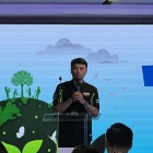 SVP Business Sustainability PT Pertamina (Persero) Wenny Ipmawan memberi paparan di acara Sustainability Champions yang digelar di Jakarta, Kamis (16/4/2026). (ANTARA/Putu Indah Savitri)