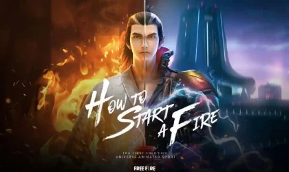 Ilustrasi tampilan gim Free Fire yang menampilkan karakter dan gameplay pertempuran battle royale.