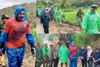 Bupati dan Dandim buka pembangunan jalan 26 km Pungut Mudik–Sungai Kuning. (foto Kerinci Satu)