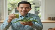Daun kelor segar kaya nutrisi untuk menjaga kesehatan mata
