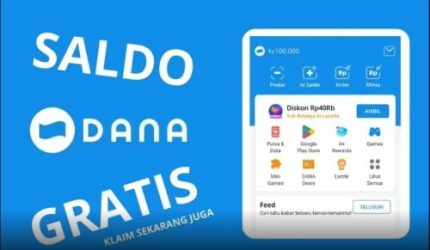 Ilustrasi link DANA Kaget hari ini dan cara klaim saldo gratis