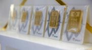 Harga emas PT Aneka Tambang Tbk naik Rp 50.000 per gram dalam sepekan meski sempat berfluktuasi