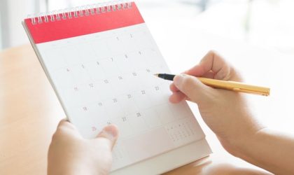 Ilustrasi kalender menunjukkan tanggal 21 April sebagai Hari Kartini, bukan hari libur nasional di Indonesia.