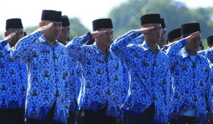 Aparatur negara mengisi dan melaporkan LHKAN secara digital dengan pengawasan APIP di lingkungan instansi pemerintah.