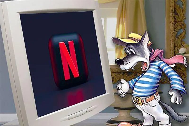 Ilustrasi Logo Netflix. ANTARA/Sizuka