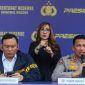 Polda Metro Jaya menggelar konferensi pers terkait penangkapan pemalsu uang di Bogor. (Gilang Faturahman/detikfoto)