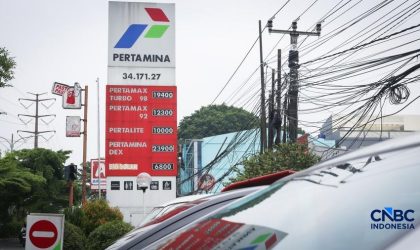 SPBU Pertamina menampilkan harga BBM terbaru April 2026
