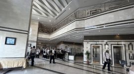 Pengecekan akomodasi jemaah haji Indonesia di Hotel Emaar Al Taqwa, Sektor 2 Syisyah, Makkah, Arab Saudi, Sabtu (25/4/2026). (Dok MCH 2026)