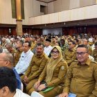 Wali Kota Sungai Penuh, Alfin, mengikuti Rapat Koordinasi Nasional Mitigasi Kekeringan Lahan Pertanian yang diselenggarakan Kementerian Pertanian RI di Jakarta Selatan, Senin (20/4/2026).