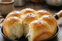 Roti sobek teflon tanpa oven dengan tekstur lembut dan fluffy, cocok untuk camilan atau jualan rumahan