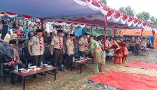 Bupati Monadi membuka Jambore Pramuka Kerinci 2026 di Siulak