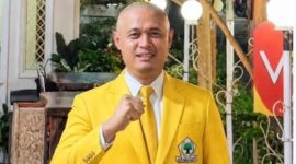 Depati Benny Wirsa Martalaga saat menghadiri kegiatan politik, mencuat sebagai figur kuat jelang Musda Partai Golkar Sungai Penuh.