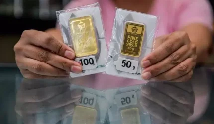 Harga emas Antam hari ini turun tajam 13 Mei 2026