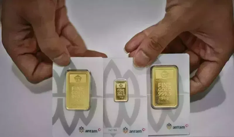 Harga emas Antam melonjak Rp 40.000 pada 12 Mei 2026 menjadi Rp 2.859.000 per gram.