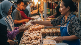 Aktivitas UMKM meningkat menjelang hari besar keagamaan dengan berbagai produk kebutuhan masyarakat