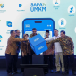 Sejumlah pejabat meresmikan peluncuran aplikasi SAPA UMKM sebagai platform digital untuk pelaku usaha (Fhoto: ukmindonesia.id)
