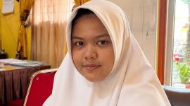 Assyifa Rahma Fiandra disambut Rektor ITB usai lolos SNBP 2026 Teknik Geologi. Foto Nasrul Koto PSU)
