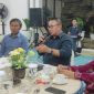 Wali Kota Alfin bersama Wakil Wali Kota Azhar Hamzah menerima kunjungan kerja anggota Komisi V DPR RI, Edi Purwanto, di Rumah Dinas Wali Kota Sungai Penuh, Sabtu (2/5/2026).