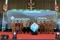 Sekda Sungai Penuh, Alpian, menghadiri Closing Meeting Program BioCF-ISFL di Swiss-Belhotel Jambi, Senin (4/5).