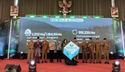 Sekda Sungai Penuh Alpian menghadiri Closing Meeting BioCF-ISFL di Swiss-Belhotel Jambi, Jambi, Senin (4/5).
