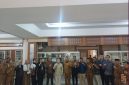 Wali Kota Alfin menerima kunjungan DPD RI dan OJK bahas pengembangan UMKM di Sungai Penuh, Selasa (5/5).